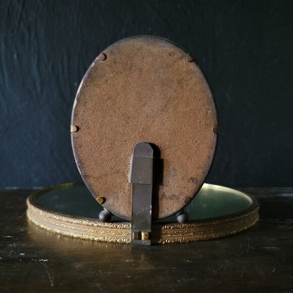 Antique Victoria Plateau with Attached Frame, Mary Queen of Scots Portrait - Picture 6 of 8